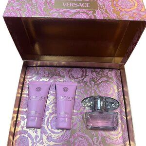 Versace Bright Crystal Set - Fragrance, Body Lotion and Gel